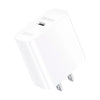 Cargador de Pared Tipo C 20 W Carga Rápida Blanco