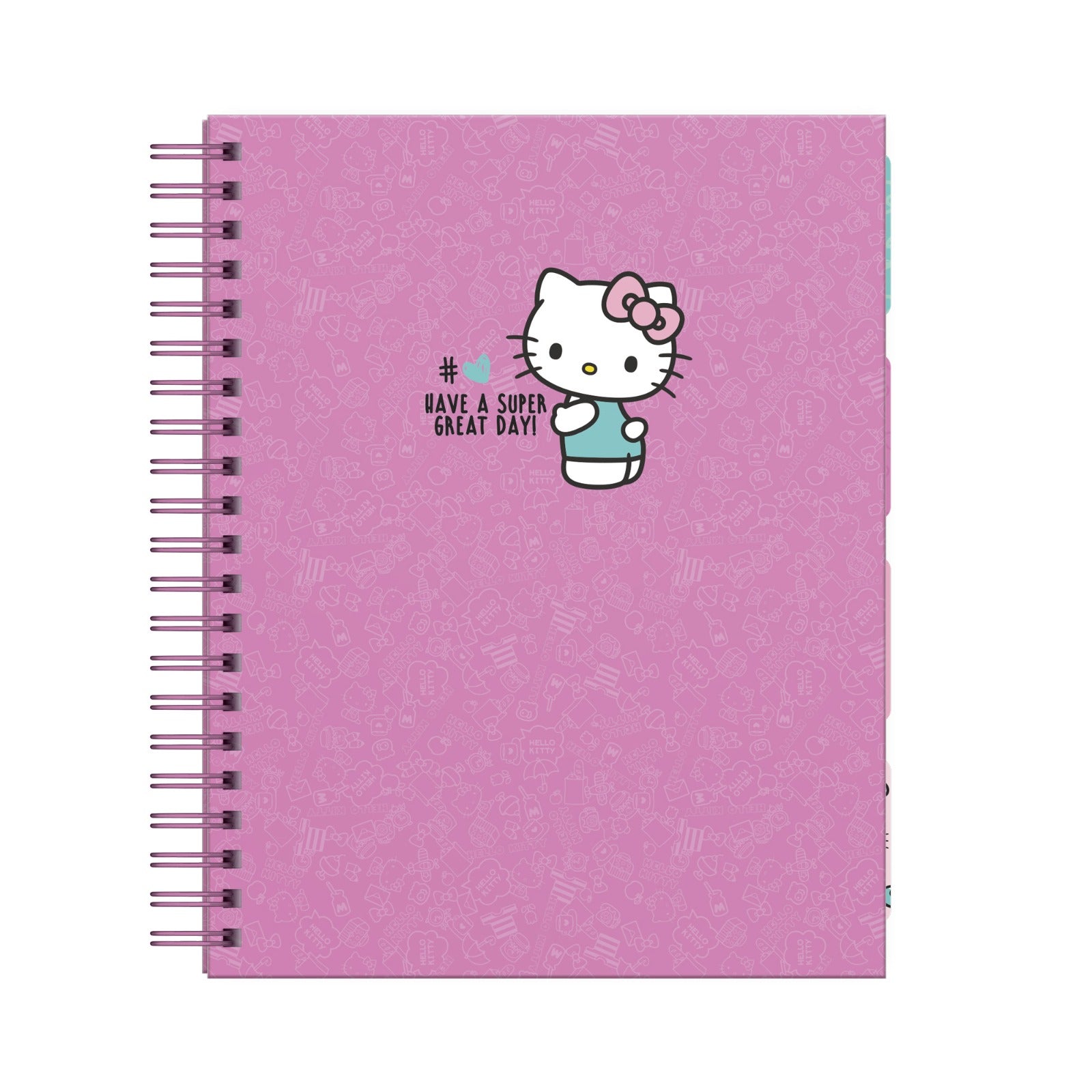 Cuaderno Tapa Dura Cuadriculado A4 160h Diseño Hello Kitty
