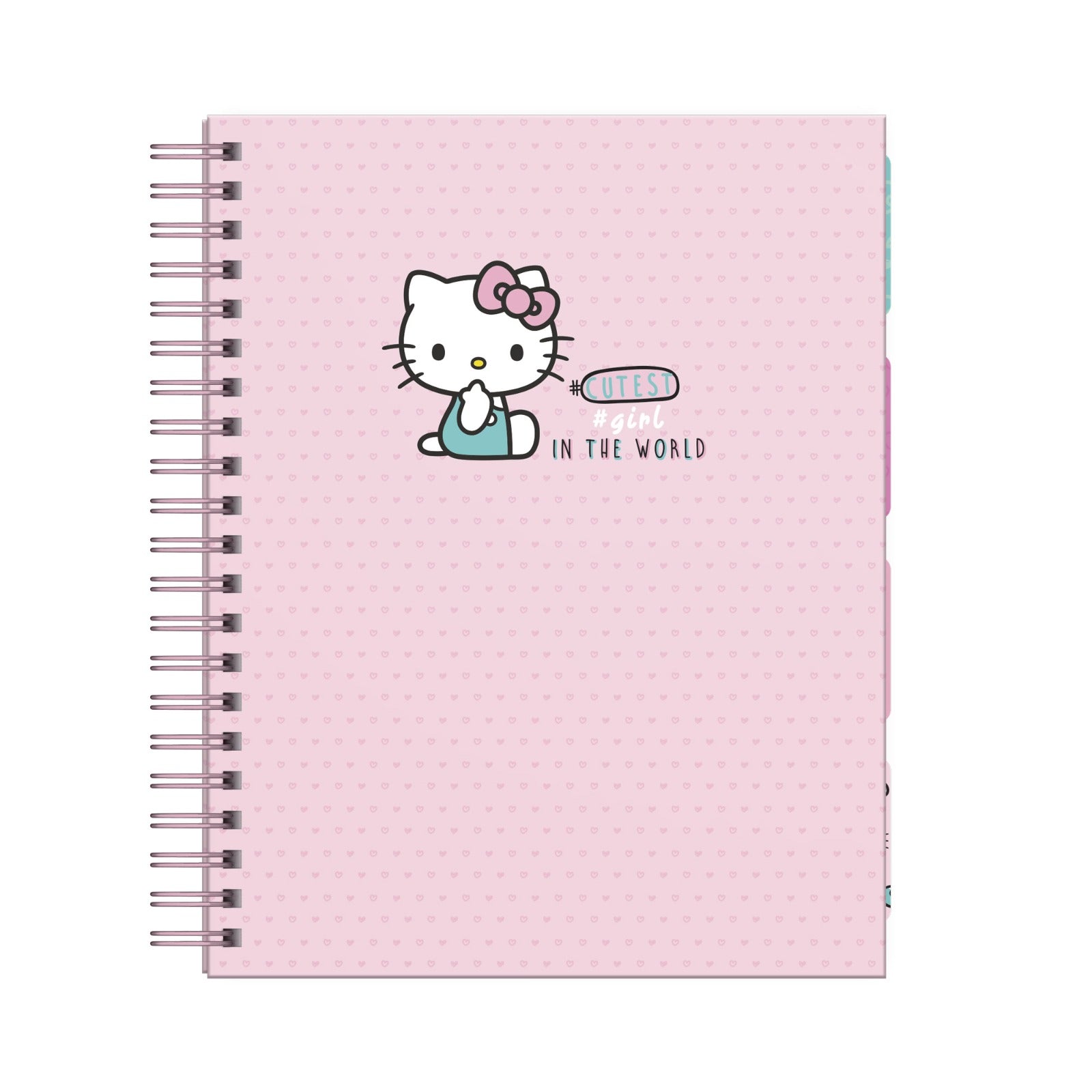 Cuaderno Tapa Dura Cuadriculado A4 160h Diseño Hello Kitty