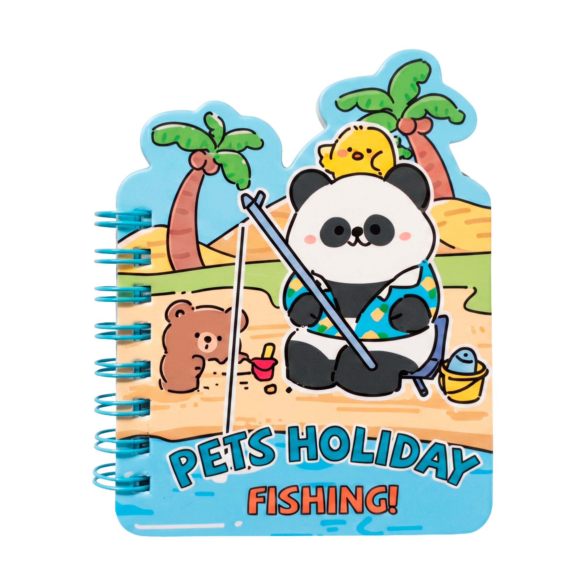 Mini Cuaderno Anillado A7 Pets Holiday Reading