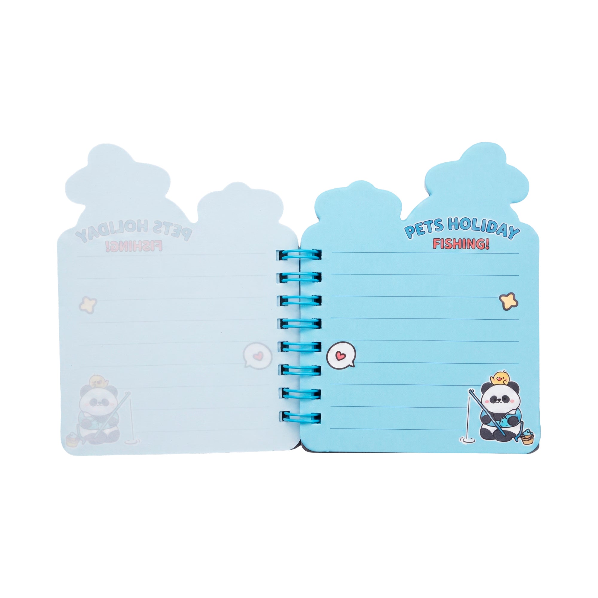 Mini Cuaderno Anillado A7 Pets Holiday Reading