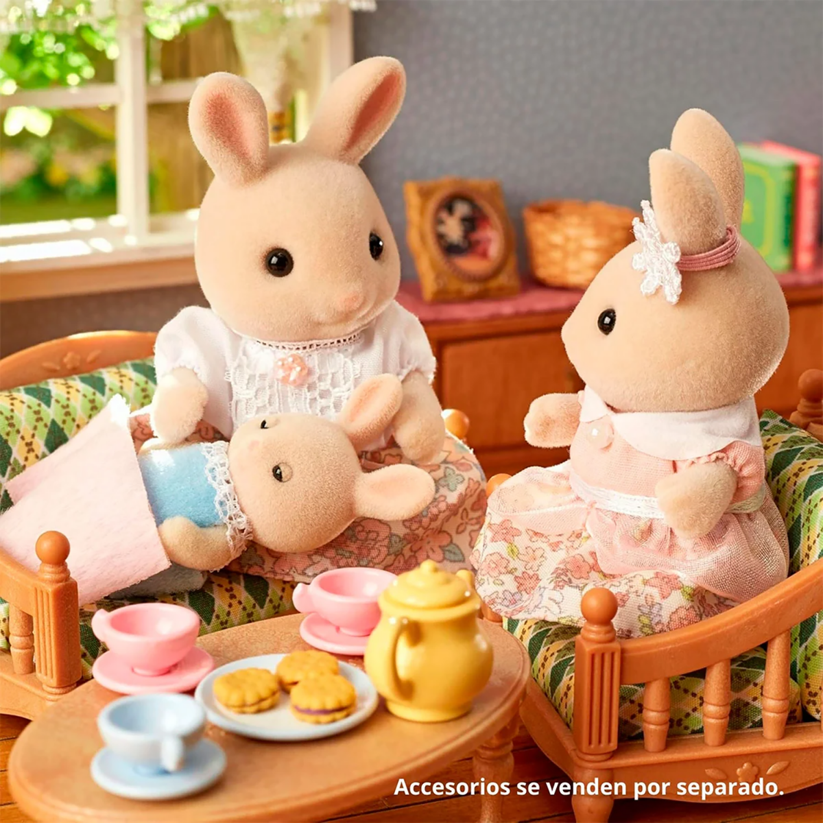 Juguete de Colección Silvanian Families Milk Rabbit Family