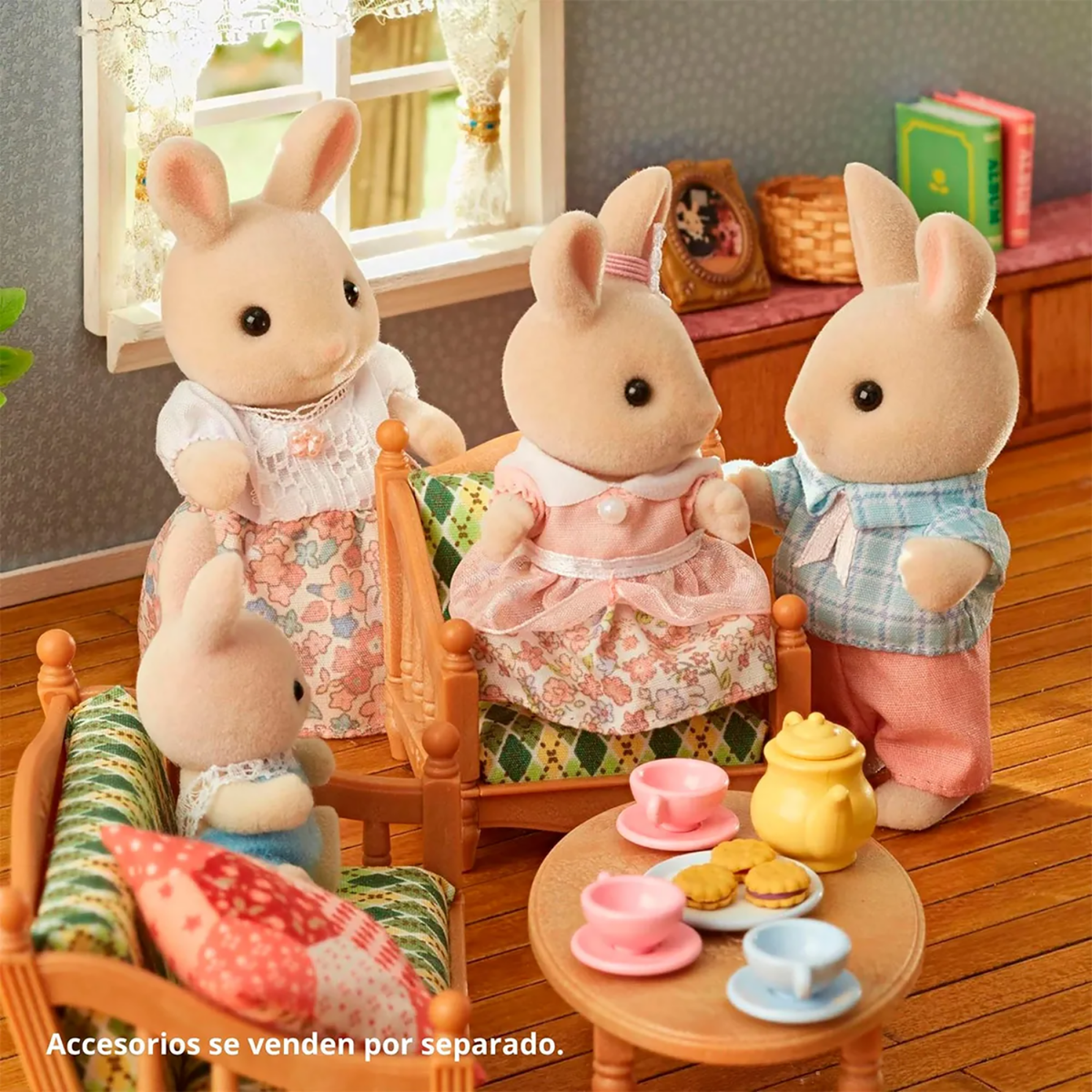 Juguete de Colección Silvanian Families Milk Rabbit Family