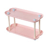 Organizador Cuadrado 2 Niveles Colección Sweet Heart Rosado