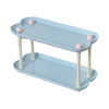 Organizador Cuadrado 2 Niveles Colección Sweet Heart Azul