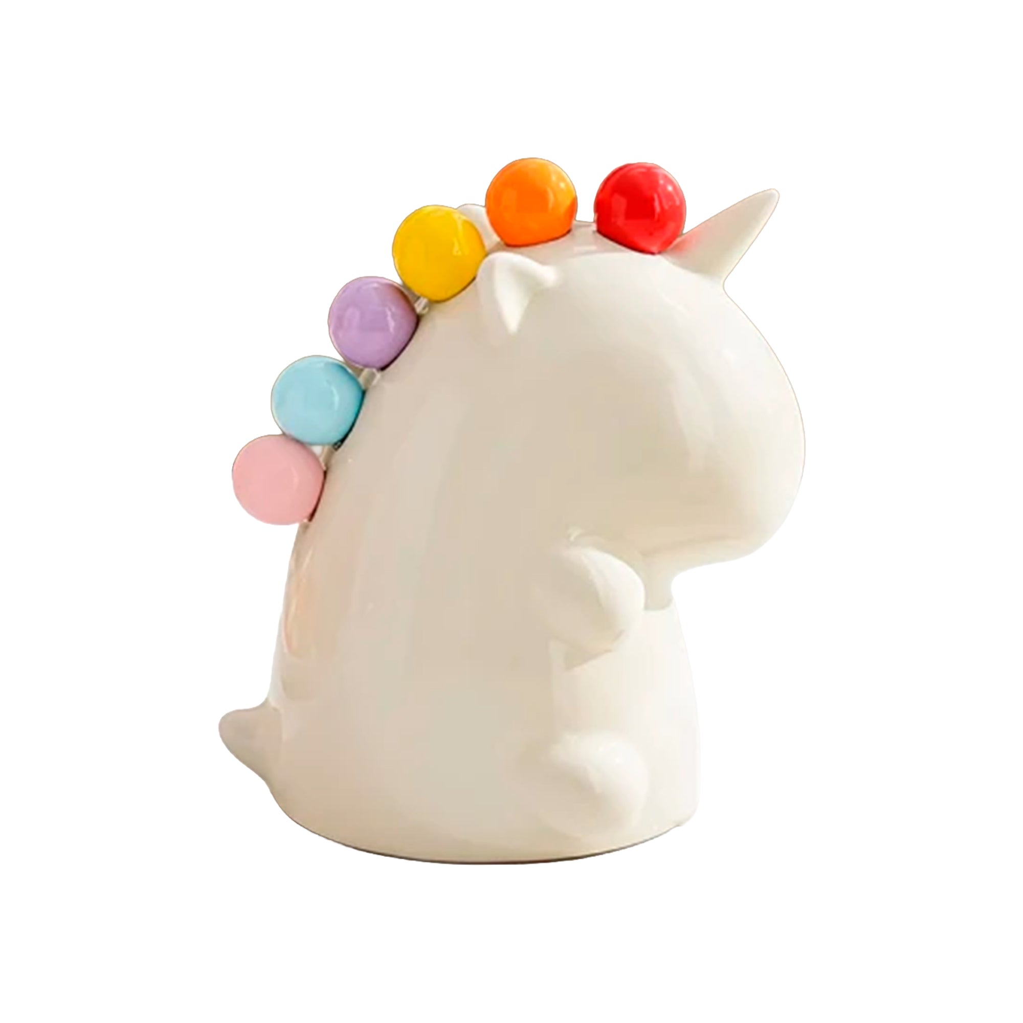 Mini Tenedores para Fruta Diseño Unicornio Blanco