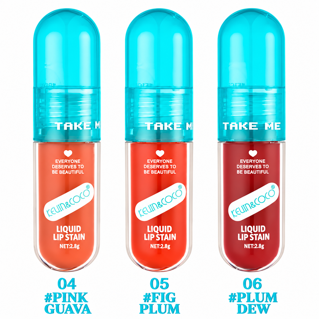 Brillo Labial Liquid Lip Stain Kevin & Coco (Modelos Aleatorios)
