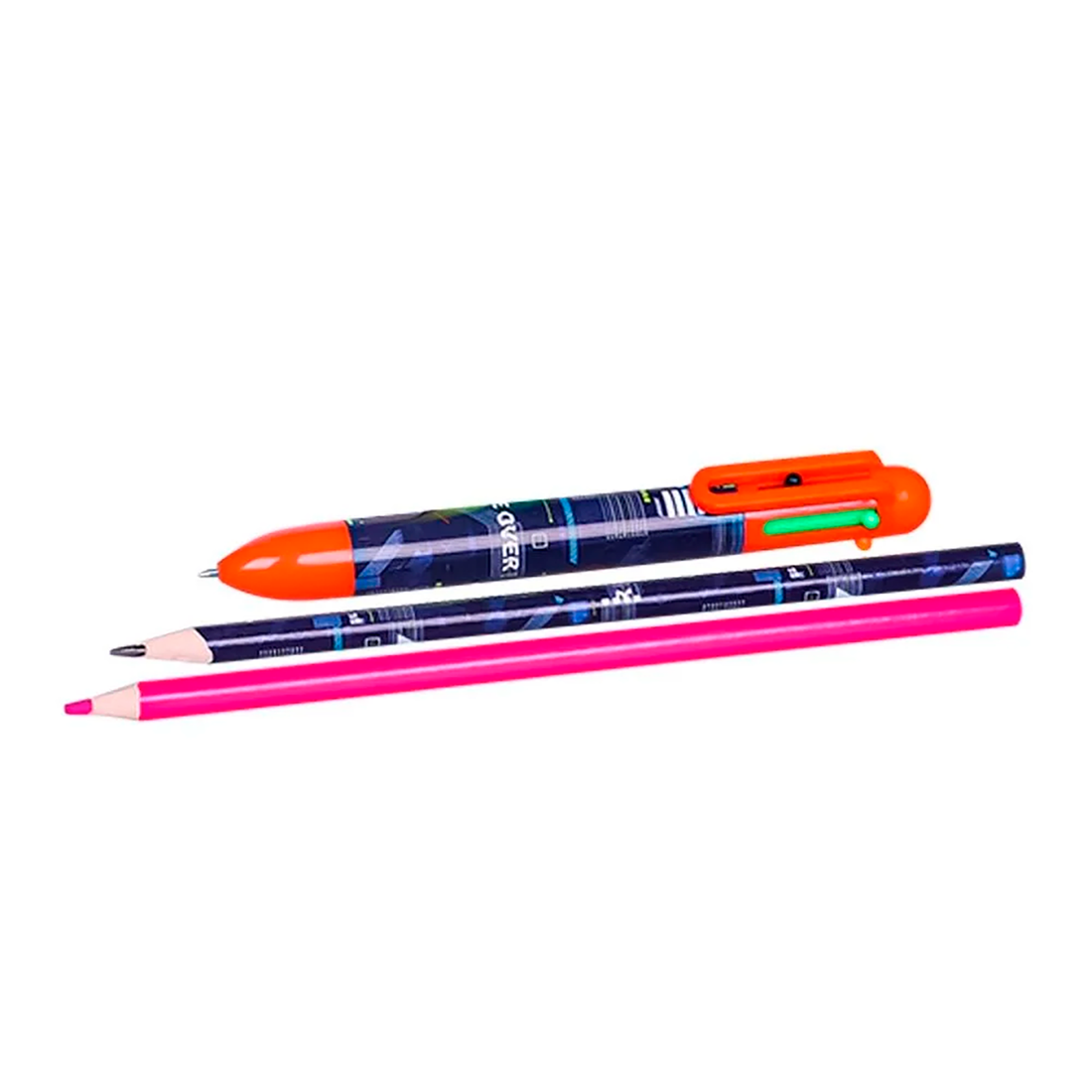 Cartuchera Tipo Libro Game Over + 40 Complementos Artesco