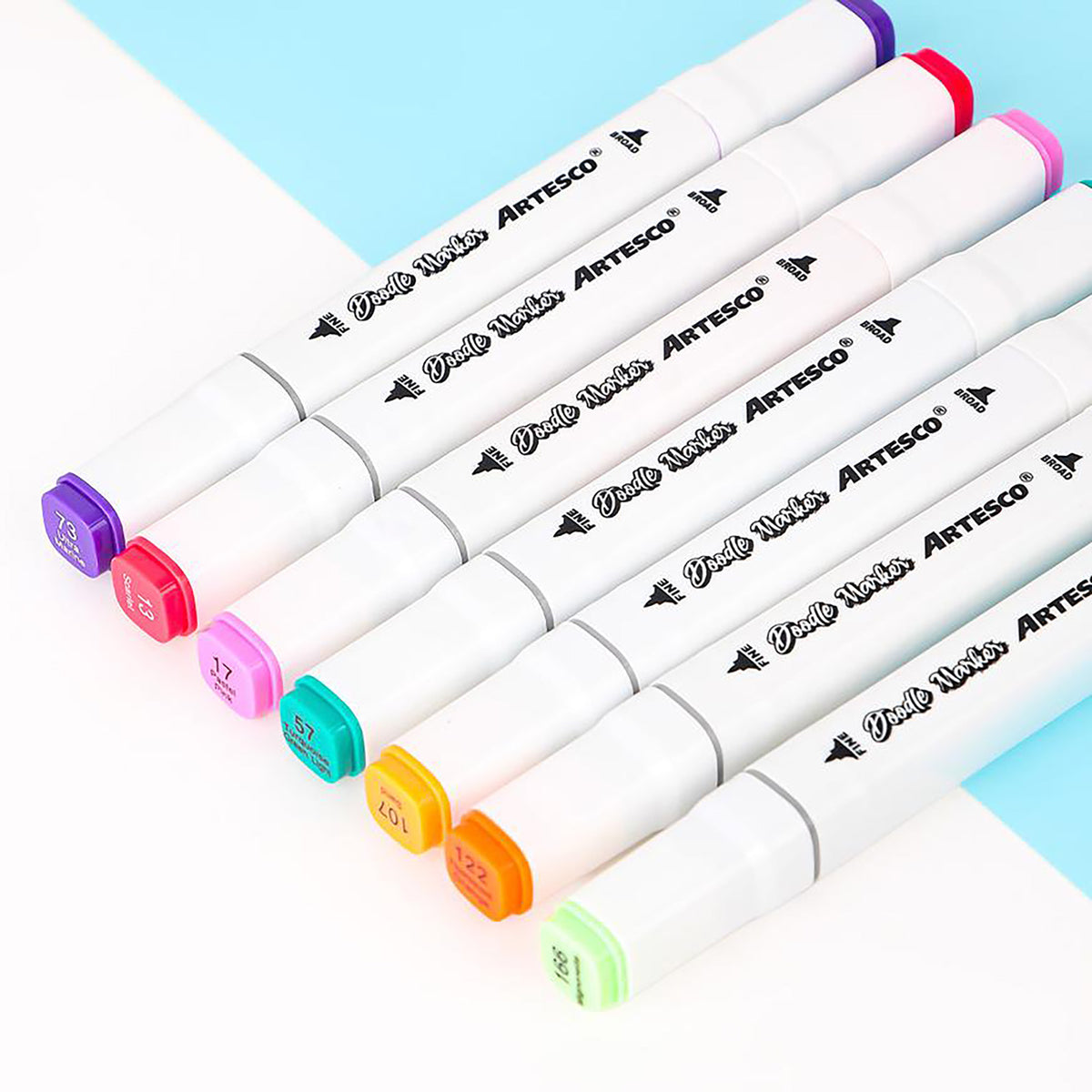 Marcadores a Base de Alcohol Artesco Doodle Markers X 12 Und