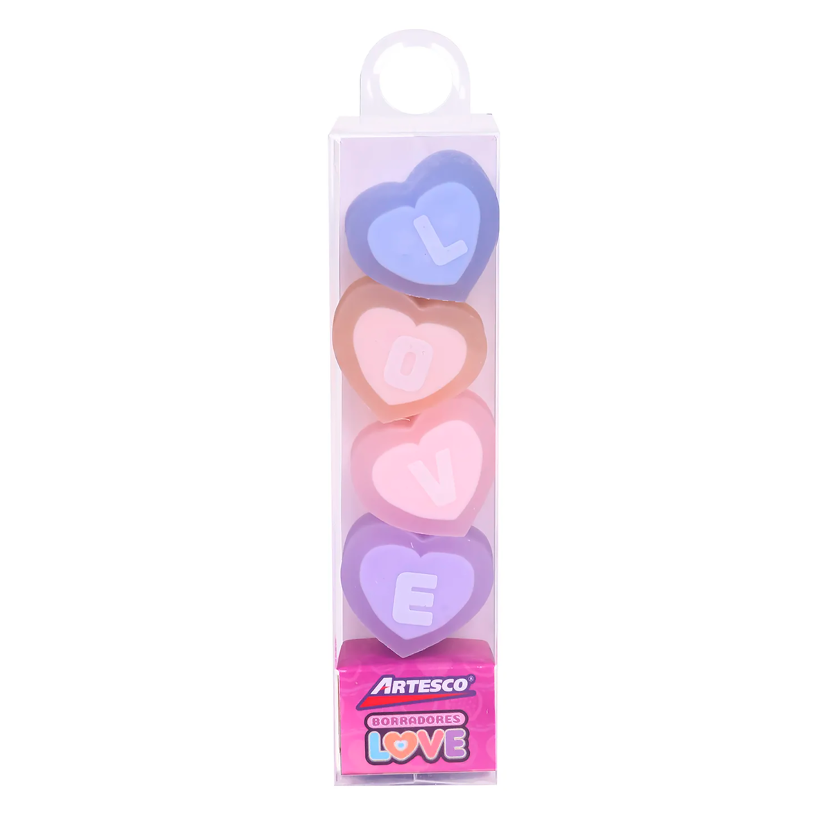 Set de Borradores Love Artesco X4 Unidades