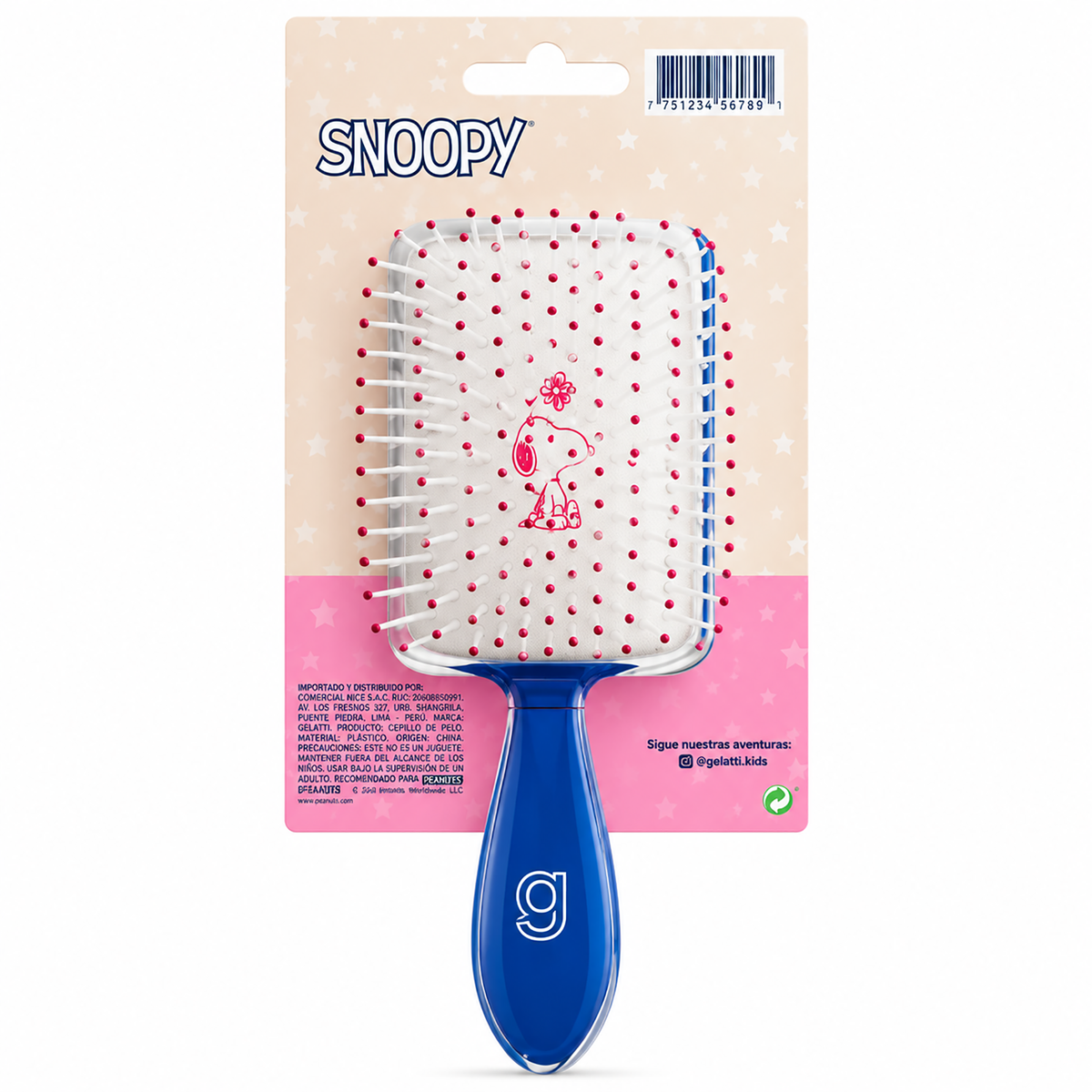 Cepillo Glitter Snoopy Hair Collection