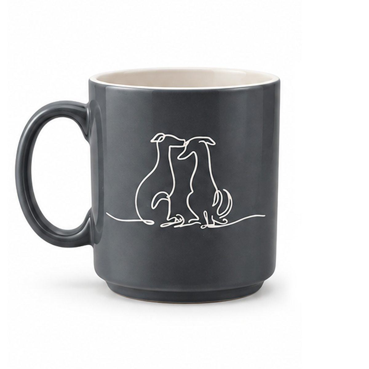Taza Minimalista Animal Line Art (Modelos Aleatorios)