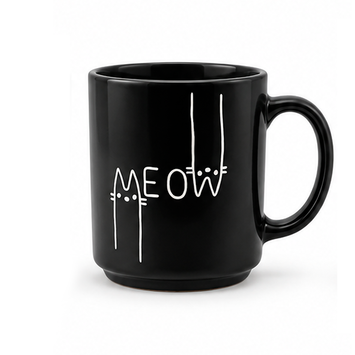 Taza Minimalista Animal Line Art (Modelos Aleatorios)