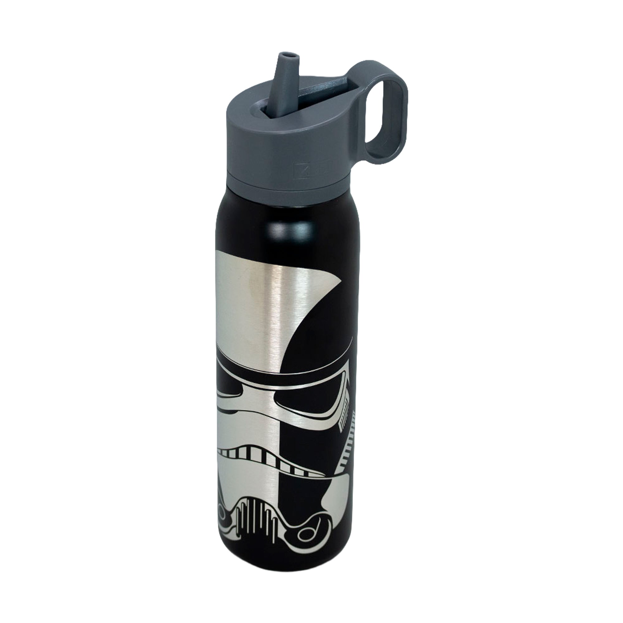 Botella Metálica 750ml Gancho Black Star Wars