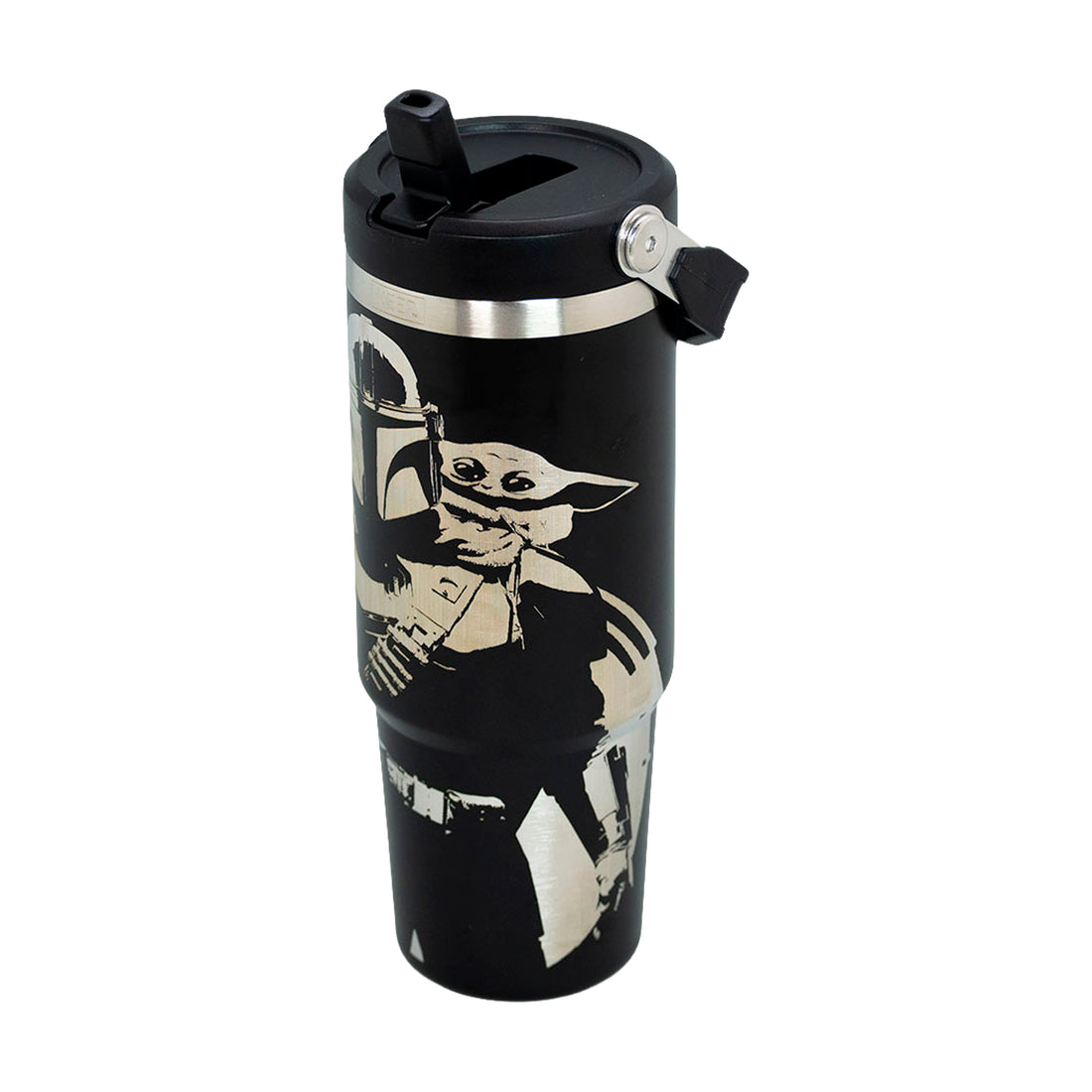 Botella Insulada Con Mango 850 Ml Black Star Wars