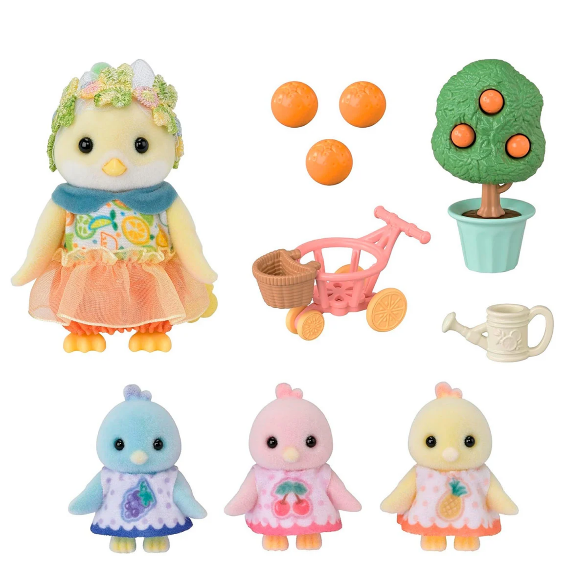 Sylvanian Families Familia Pájaro Cítrico