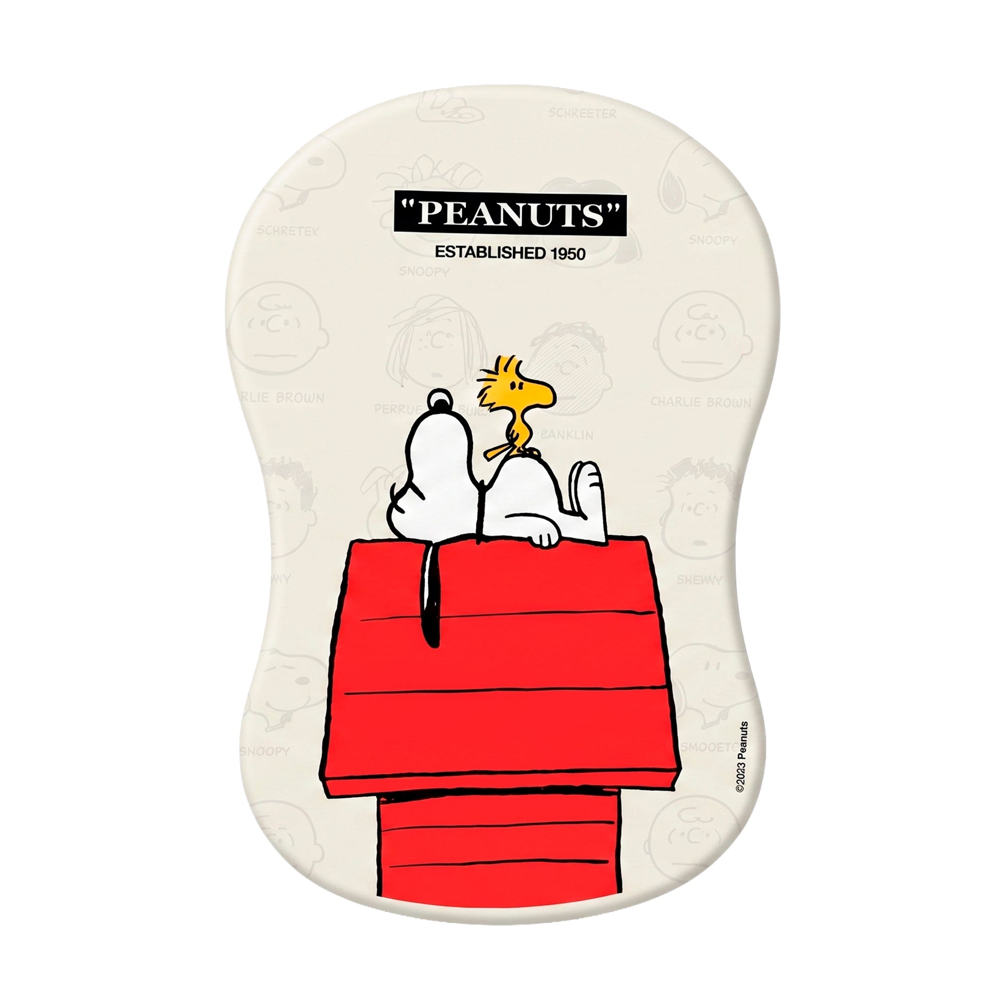 Mouse Pad Snoopy Gris con Relieve