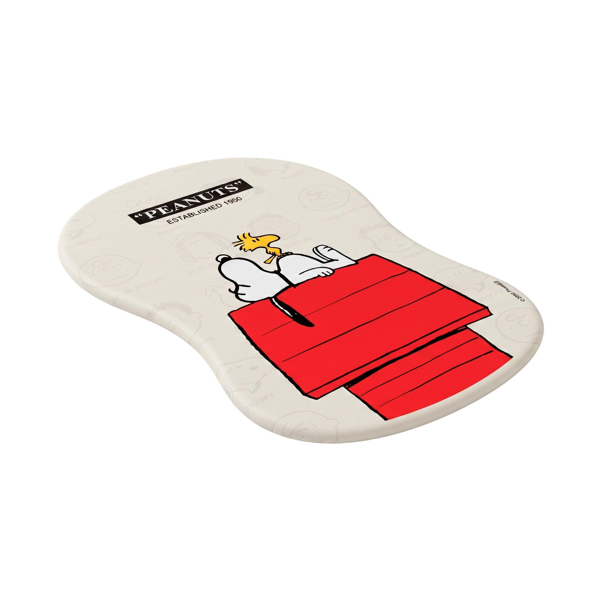 Mouse Pad Snoopy Gris con Relieve