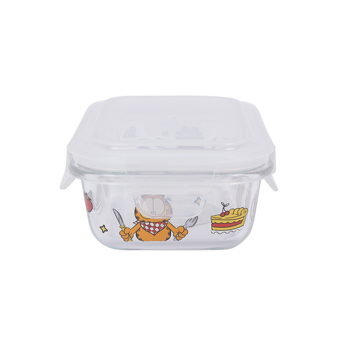Tupper vidrio 340ml Garfield