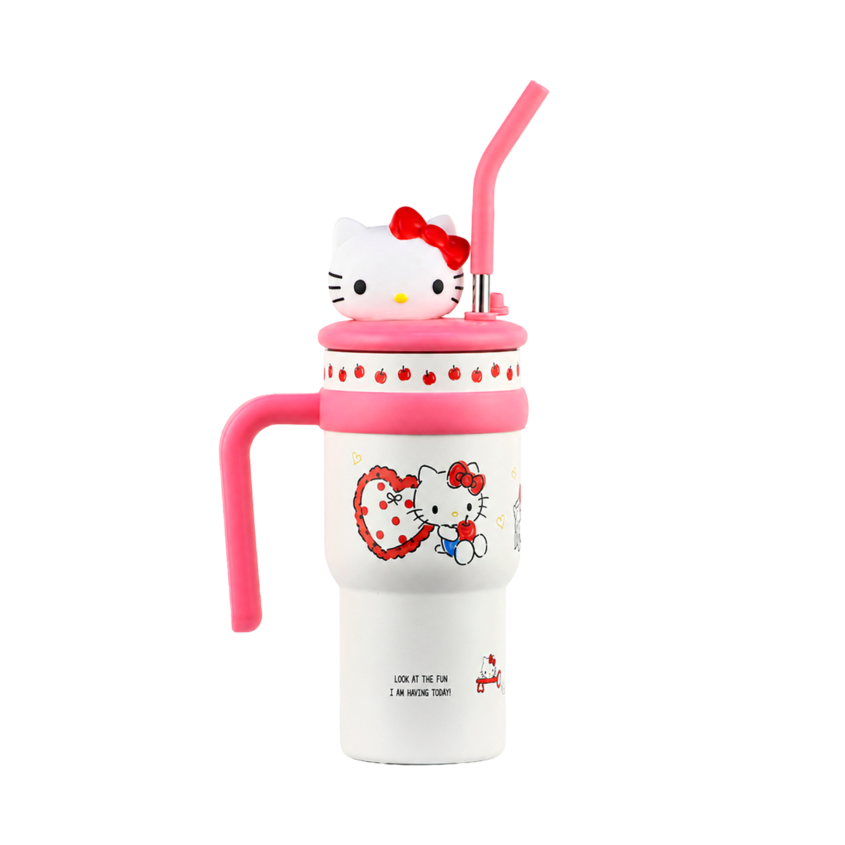 Tumbler de Acero Cabeza 3D Hello Kitty