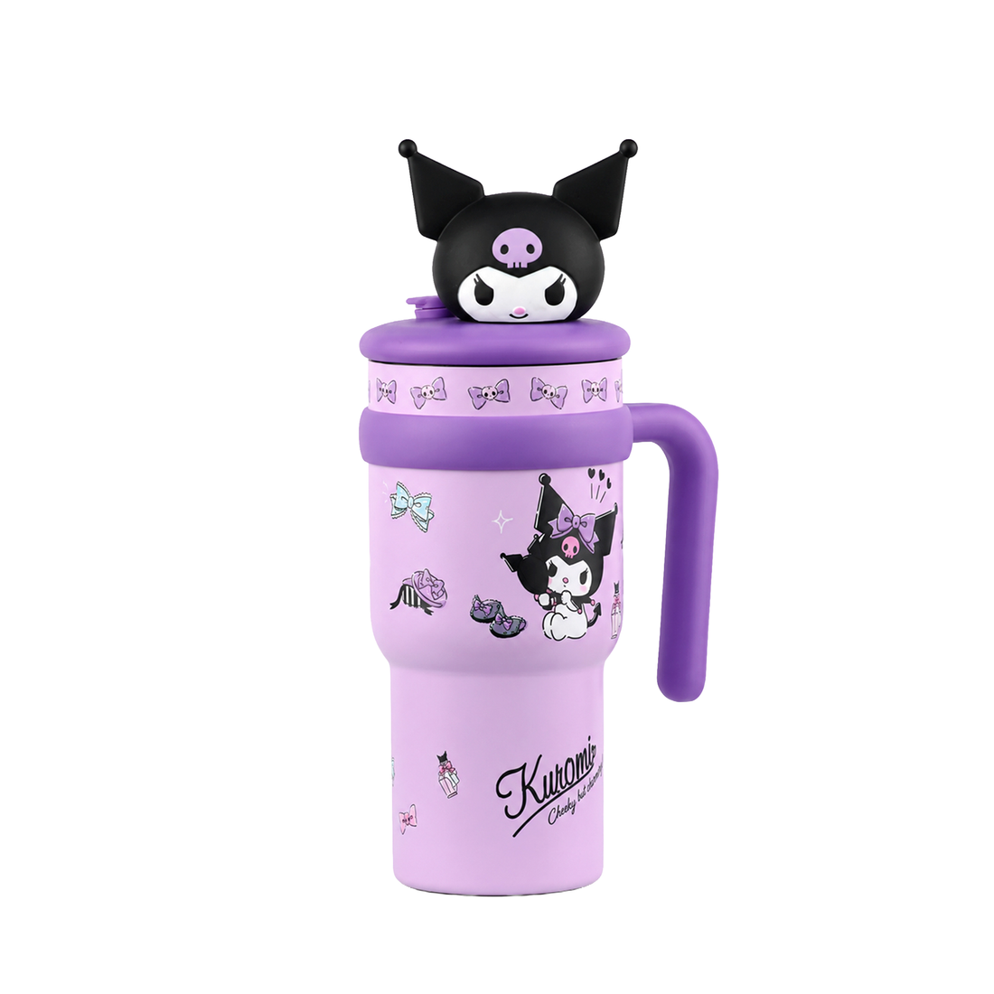 Tumbler de Acero Cabeza 3D Kuromi