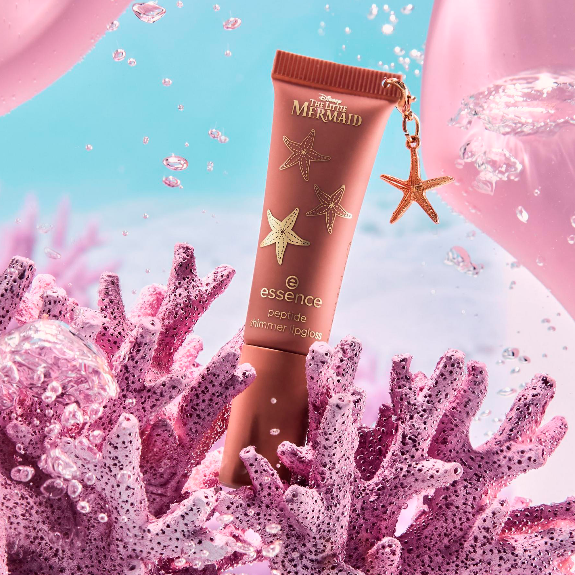 Essence Disney The Little Mermaid Brillo Labial con Shimmer y Peptidos