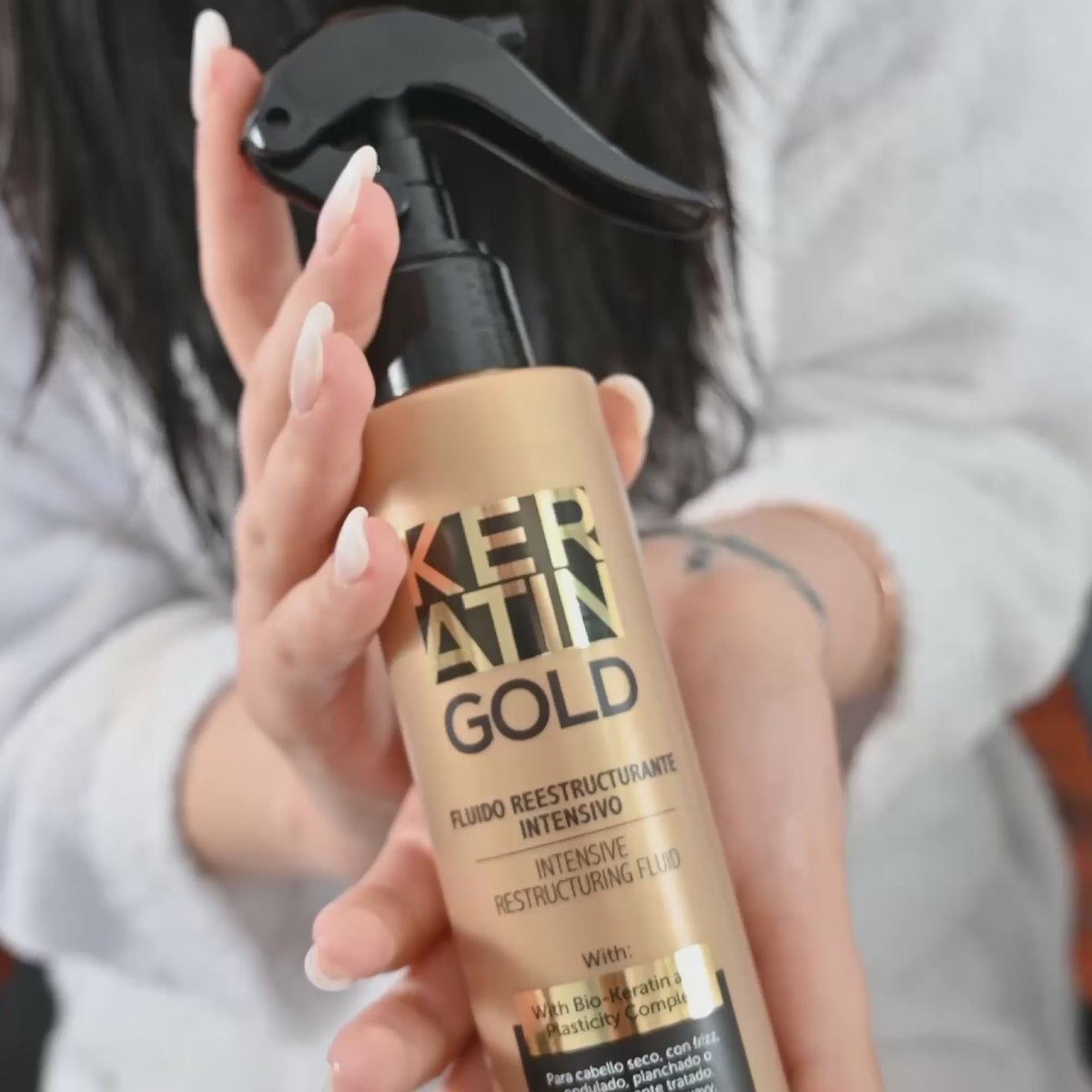 Keratin Gold Fluido Reestructurante Intensivo 200 Ml